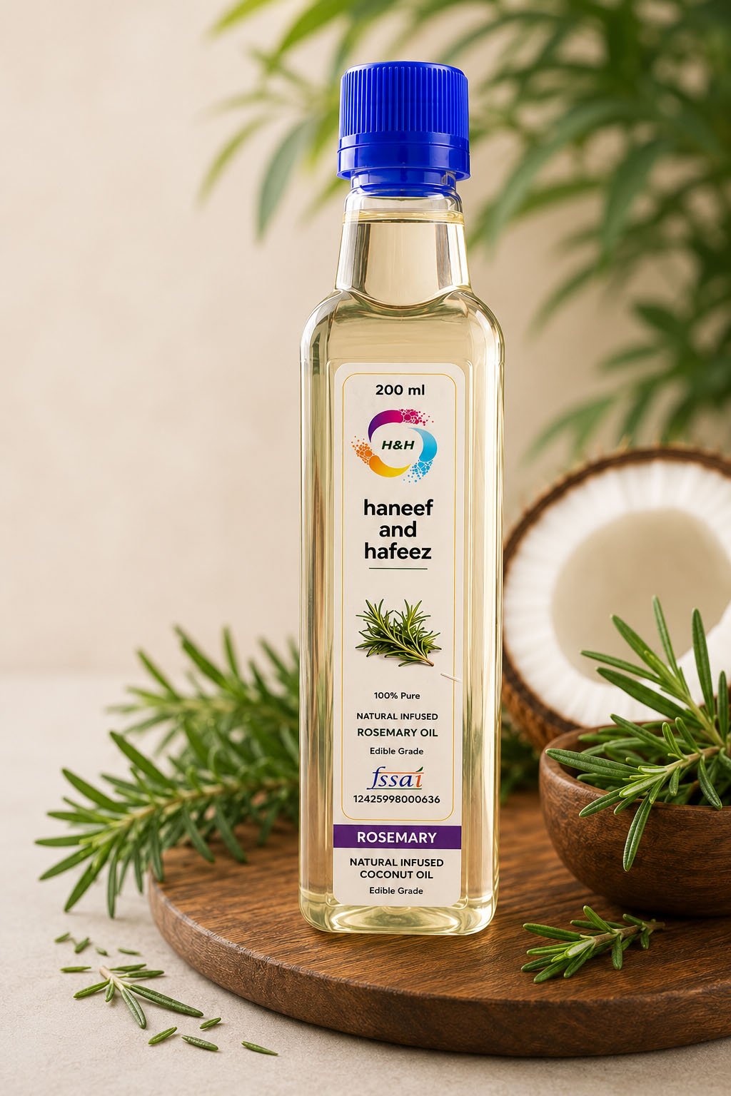 Rosemary Infused Coconut Oil
