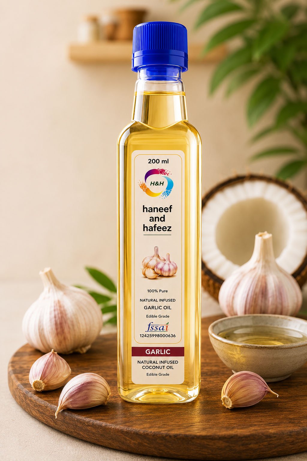 Garlic Infused Coconut Oil